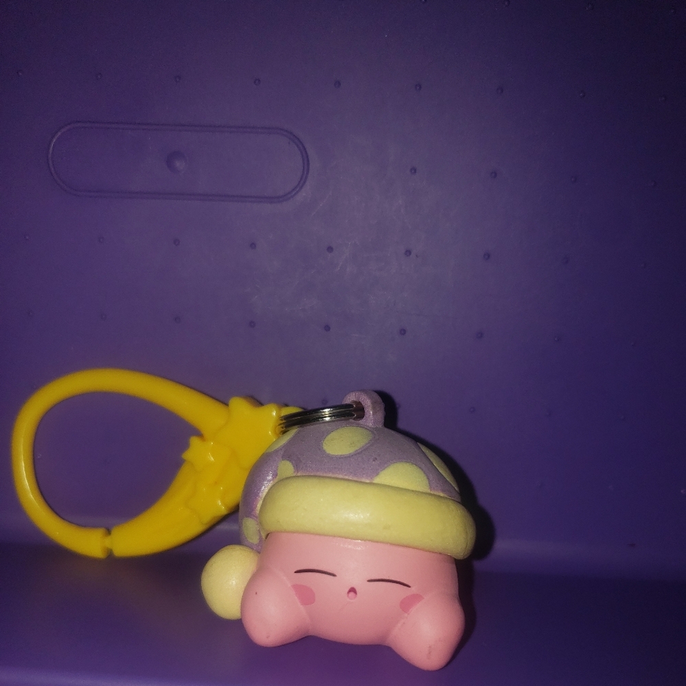 Sleeping Kirby Glow In The Dark Backpack Clip- Nintendo